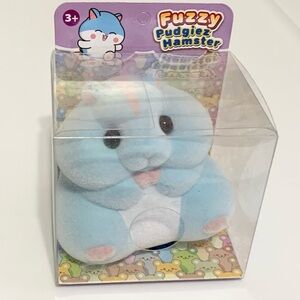 Fuzzy Pudgiez Hamster Squishy Squeezy Sensory Toy NEW